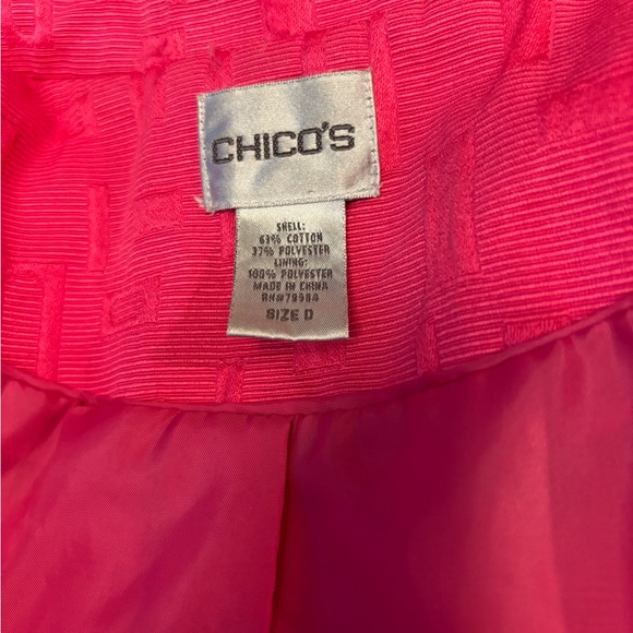 Vibrant Pink Textured Jacket - Picture 4 of 5